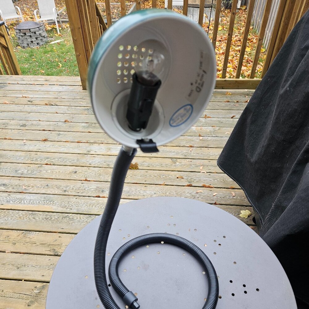 Vintage 1980s portable lamp